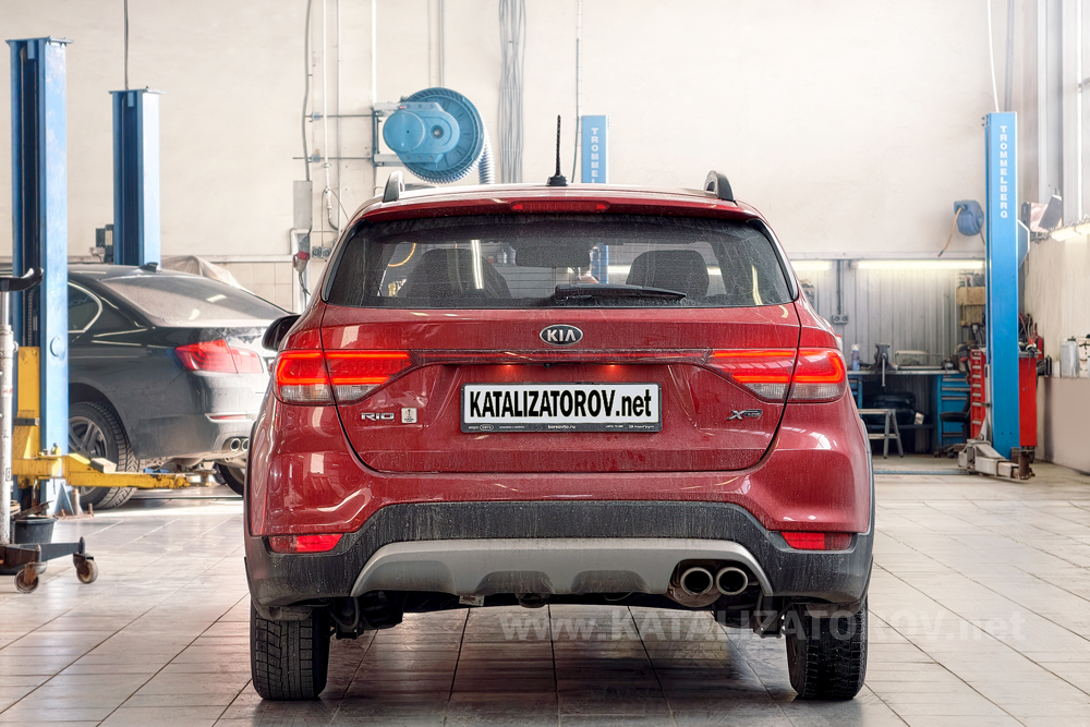 Удаление катализатора на Kia Rio X-Line (IV) 1.6 AT - Катализаторов.НЕТ