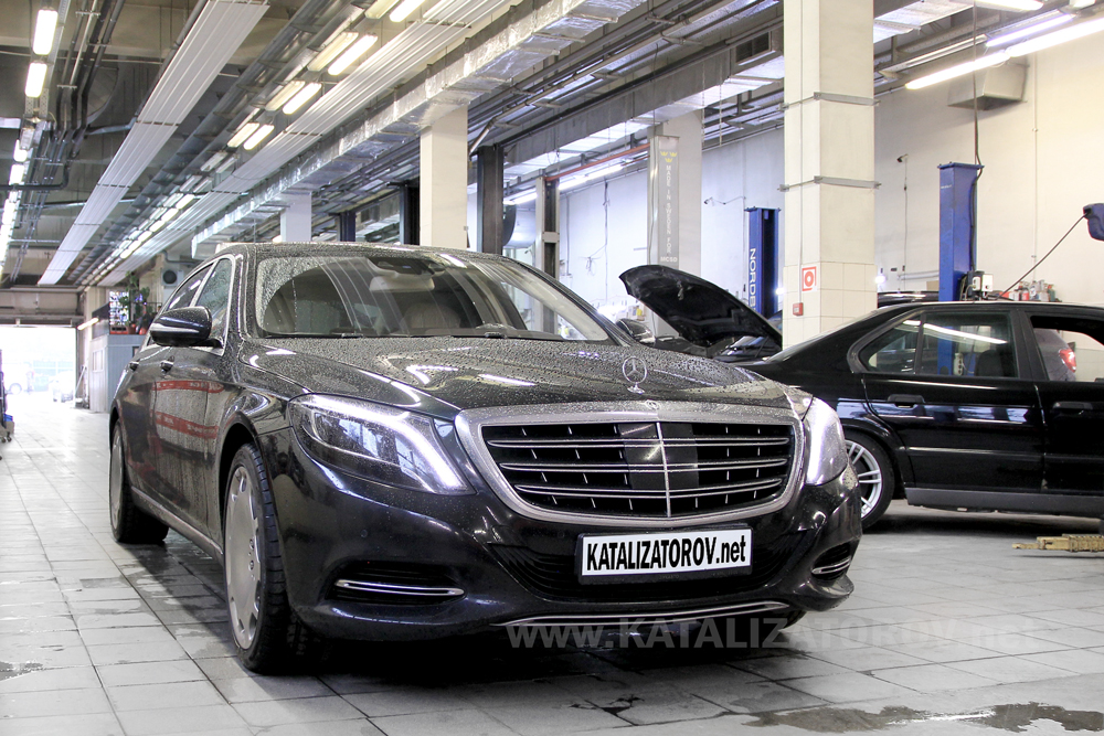 Удаление катализаторов на Mercedes-Benz Maybach S-Класс I (X222) - Катализаторов.НЕТ