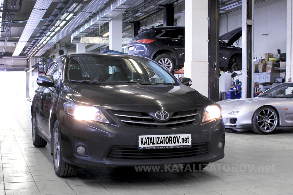 Удаление катализатора на Toyota Corolla X 1.6 AT - Катализаторов.НЕТ